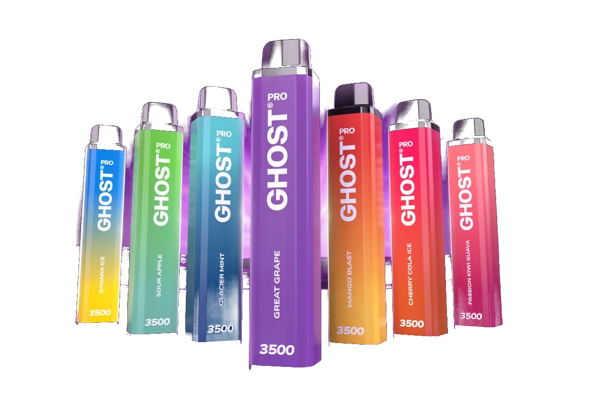 Ghost Pro 3500 Puffs disposable vape lineup